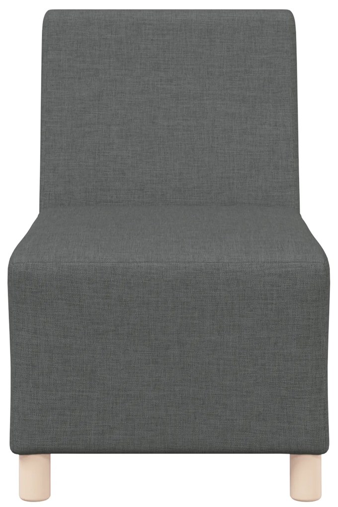 vidaXL Καθίσμα Σαλονιού 3 pcs Σκούρο γκρι 55 x 74 x 82 εκ. ύφασμα