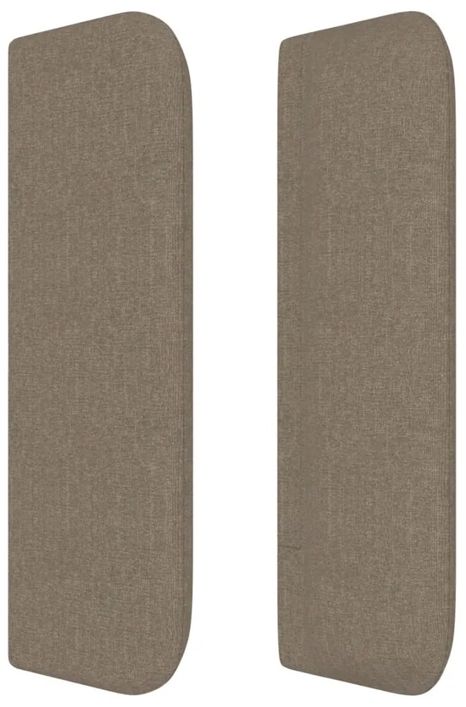 vidaXL Κεφαλάρι με Πτερύγια Taupe 163x16x78/88 εκ. Υφασμάτινο