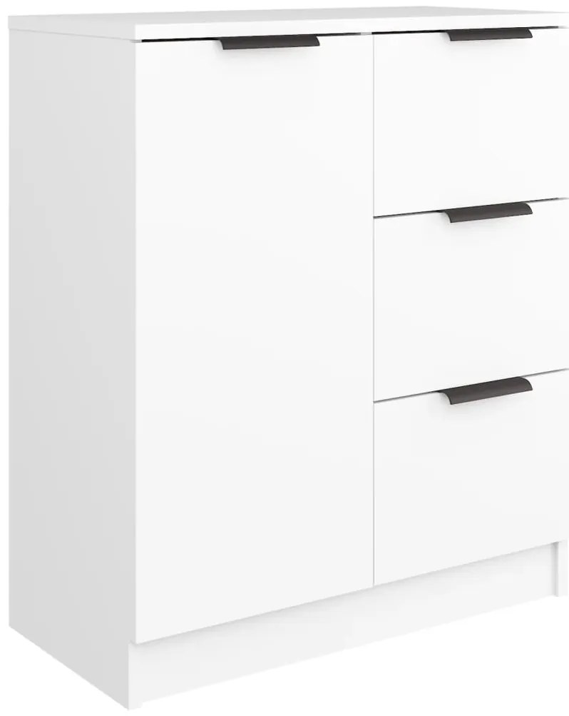 vidaXL Συρταριέρα Λευκή 60 x 30 x 70 εκ. από Επεξεργασμένο Ξύλο