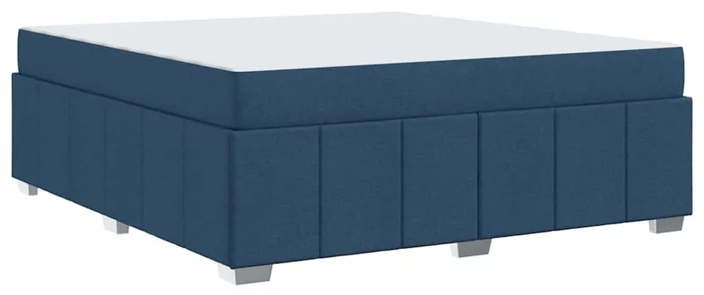 vidaXL Σκελετός Κρεβατιού Μπλε 180 x 200 cm ύφασμα