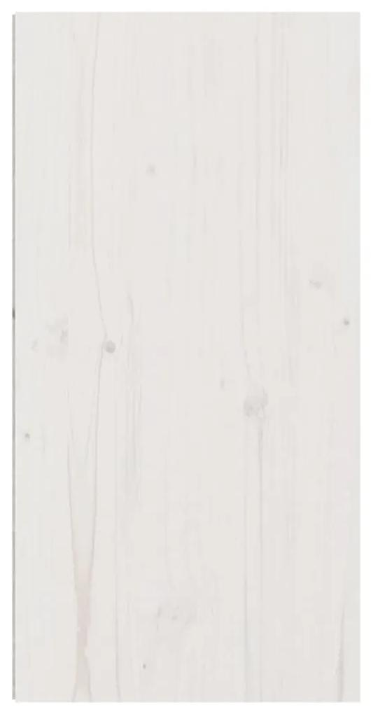 Ντουλάπι Τοίχου Λευκό 30 x 30 x 60 εκ. από Μασίφ Ξύλο Πεύκου - Λευκό