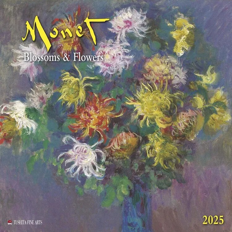 Ημερολόγιο 2025 Claude Monet - Blossoms & Flowers