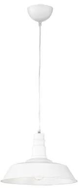 Will Μοντέρνο Κρεμαστό Φωτιστικό Μονόφωτο Καμπάνα με Ντουί E27 σε Λευκό Χρώμα Trio Lighting R30421001