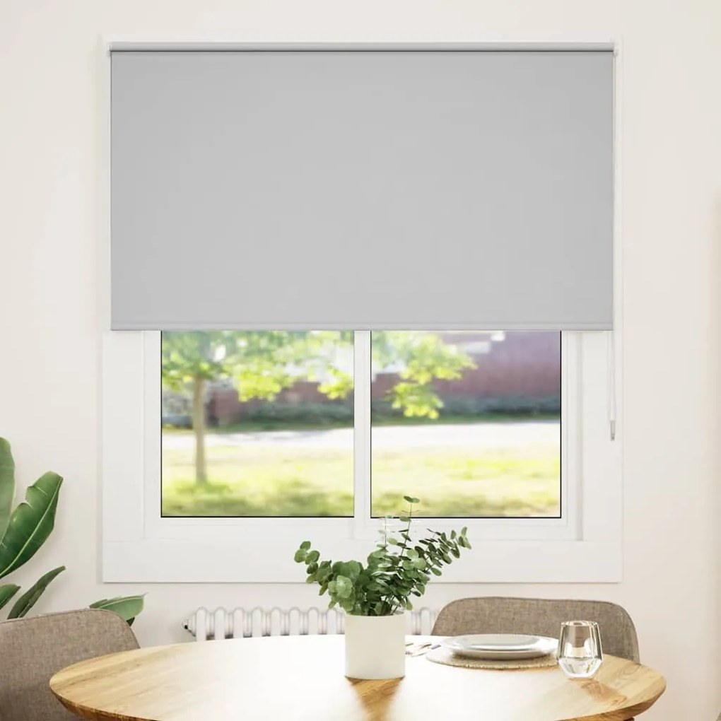 Roller Blind Blackout ανοιχτό γκρι 140x150 cm Πλάτος υφάσματος - Γκρι