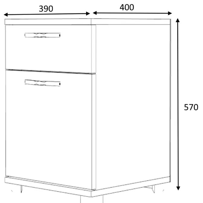 Κομοδίνο Veto Megapap χρώμα φυσικό οξιάς 40x39x57εκ. - GP028-0118,1