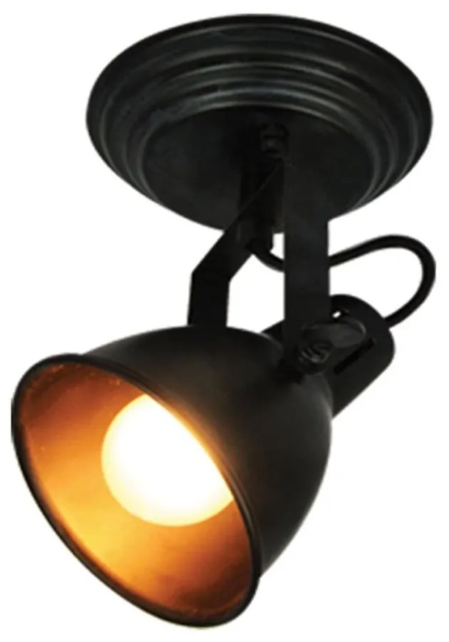 Φωτιστικό Οροφής Spot 77-2195 R50111102-1R Black Loop Homelighting Metal