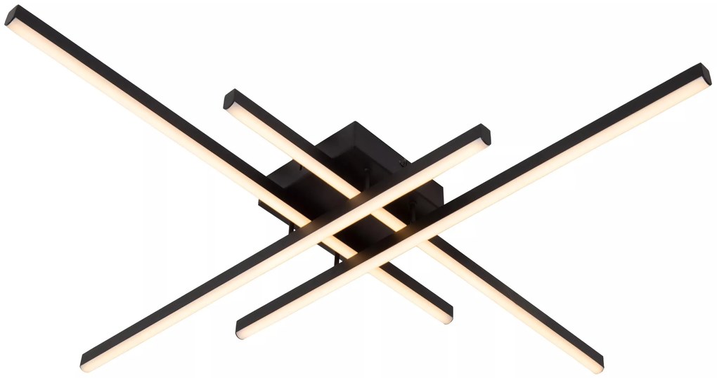 Φωτιστικό Οροφής Lucide 78100-42-30 NOVAK Μαύρο Ματ (Black Mat) 2700 K
