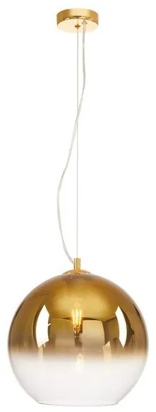 Κρεμαστό Φωτιστικό Οροφής Με Γυαλί DROP-300 E27 60W Sunlight-DROP-300-GD-Χρυσό DROP-300-GD