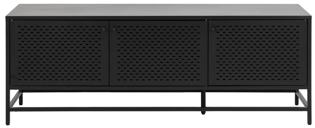 Ντουλάπι Oakland J113, Μαύρο ματ, 60x160x40cm, Ράφια, Μέταλλο