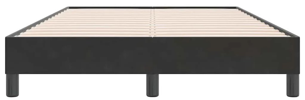 vidaXL Πλαίσιο κρεβατιού χωρίς στρώμα Μαύρο 120x220 cm Βελούδινο