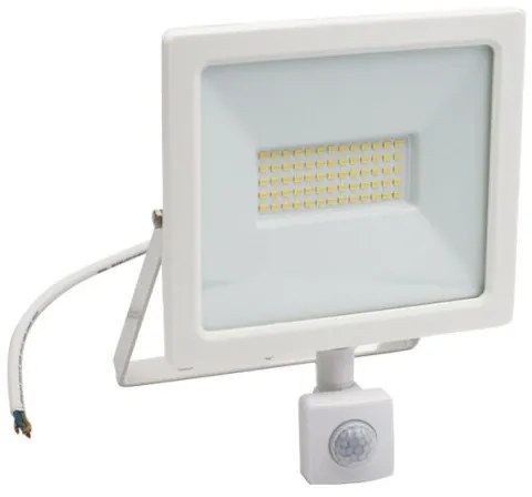 Προβολέας LED 50W Λευκό ΙΡ65 Ανιχνευτής Κίνησης 3-390501 Lumen-3-390501-Λευκό 3-390501