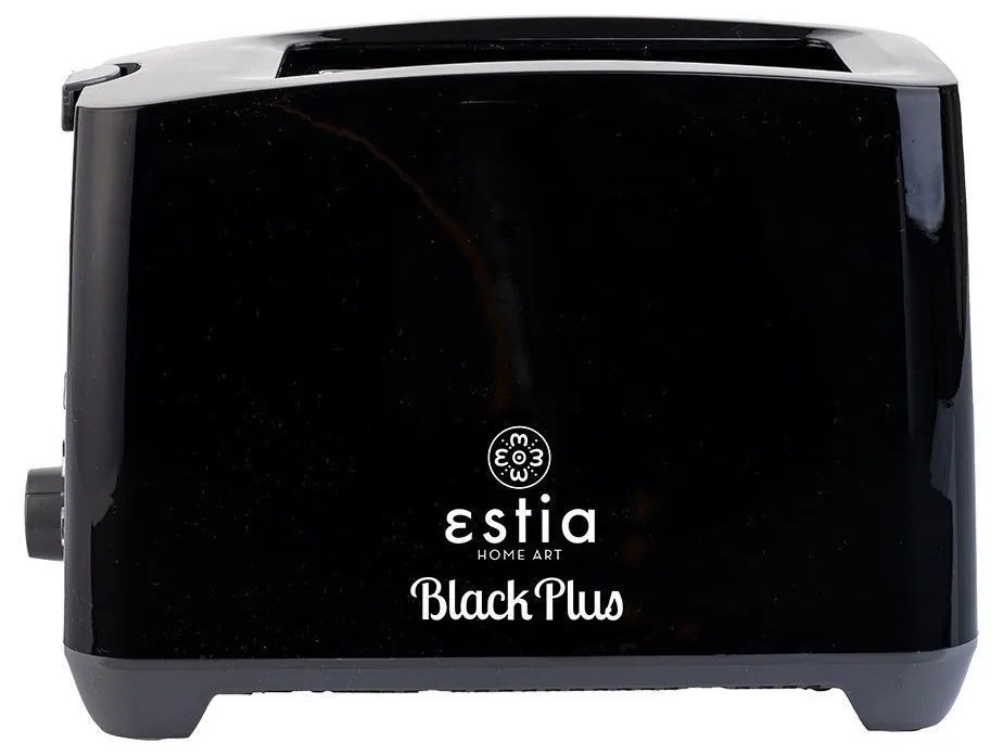 ESTIA ΦΡΥΓΑΝΙΕΡΑ BLACK PLUS 2 ΘΕΣΕΩΝ ΜΕ 7 ΕΠΙΠΕΔΑ ΨΗΣΙΜΑΤΟΣ 750w ΜΑΥΡΗ