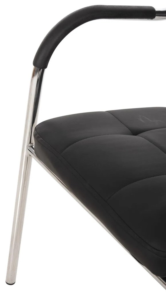 Καρέκλα επισκέπτη Oberon μαύρο PU 51x52x86Υ εκ. 51x52x86 εκ.