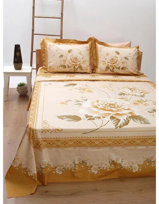 Σετ Σεντόνια Satin εμπριμέ 70315 Υπερδιπλο (235x260)
