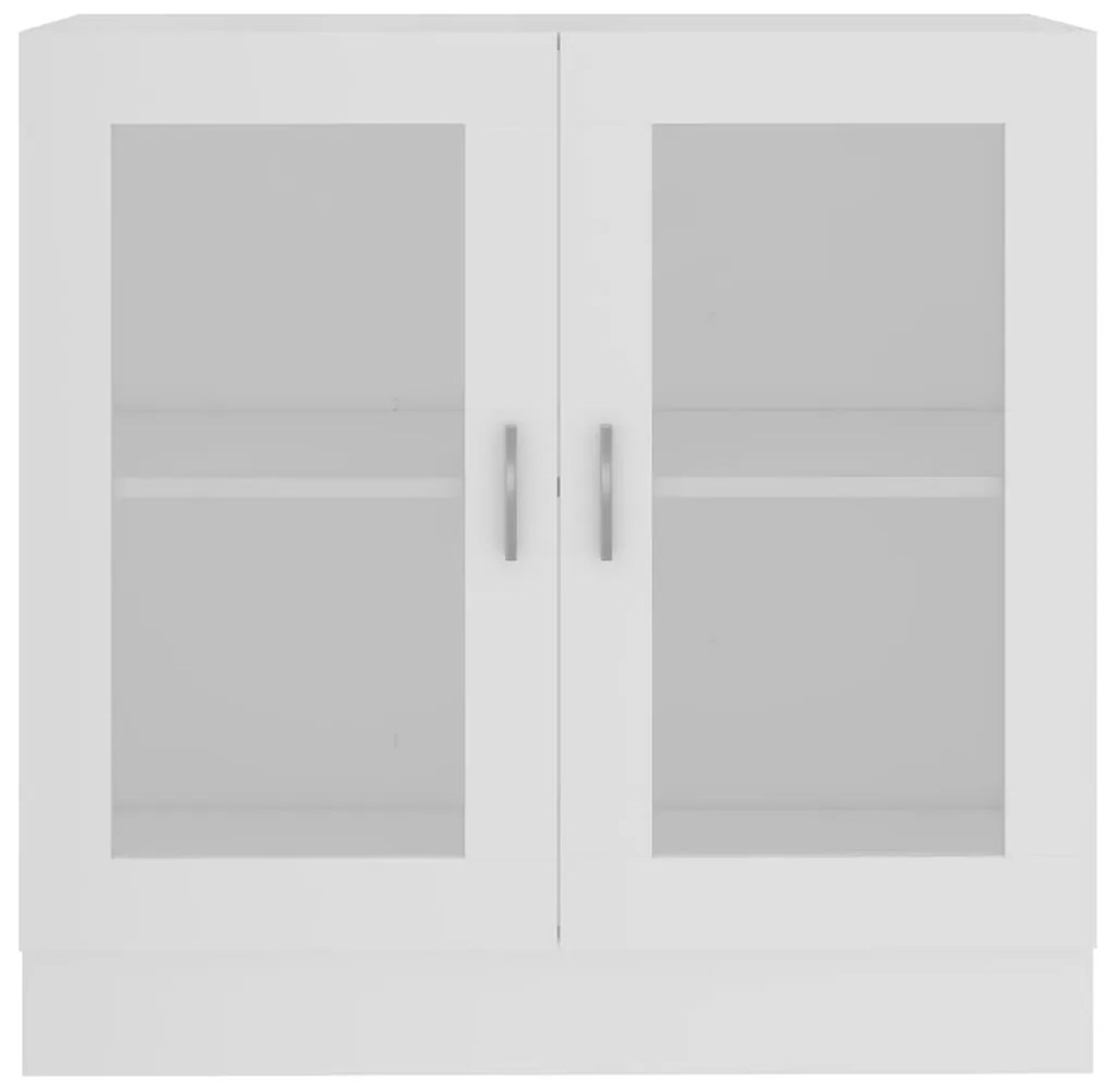 vidaXL Βιτρίνα Λευκή 82,5 x 30,5 x 80 εκ. Επεξ. Ξύλο