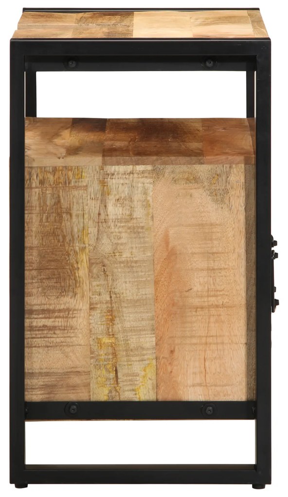 vidaXL Ντουλάπι νιπτήρα  55x35x60 cm από μασίφ ακατέργαστο ξύλο πεύκου