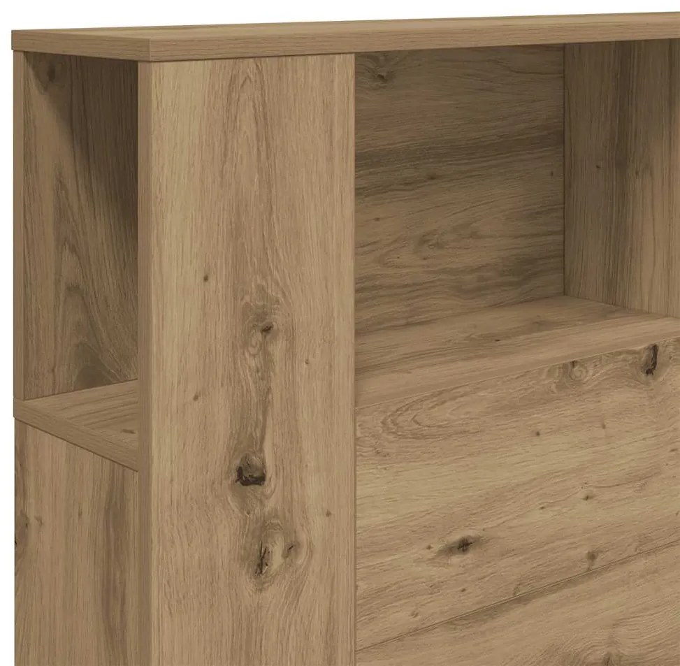 vidaXL Κεφαλάρι Με Αποθηκευτικό Χώρο 180x18,5x102,5 εκ. Επεξ. Ξύλο