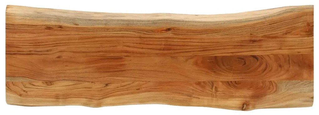 vidaXL Επιφάνεια Τραπεζιού Ορθογώνια 110x40x3,8 εκ. Μασίφ Ξύλο Ακακίας
