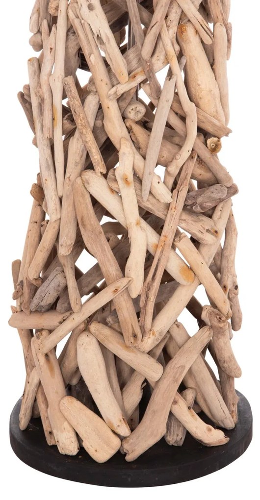 Διακοσμητικό Φωτιστικό Δαπέδου ALTAR C4429 Driftwood Φυσικό - PVC Λευκό Φ45x153Υ εκ. 45x45x153 εκ.