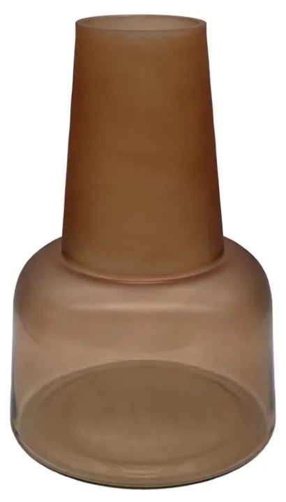 ZEME ΒΑΖΟ ΓΥΑΛΙ TERRACOTTA D18xH27,5cm - 019555