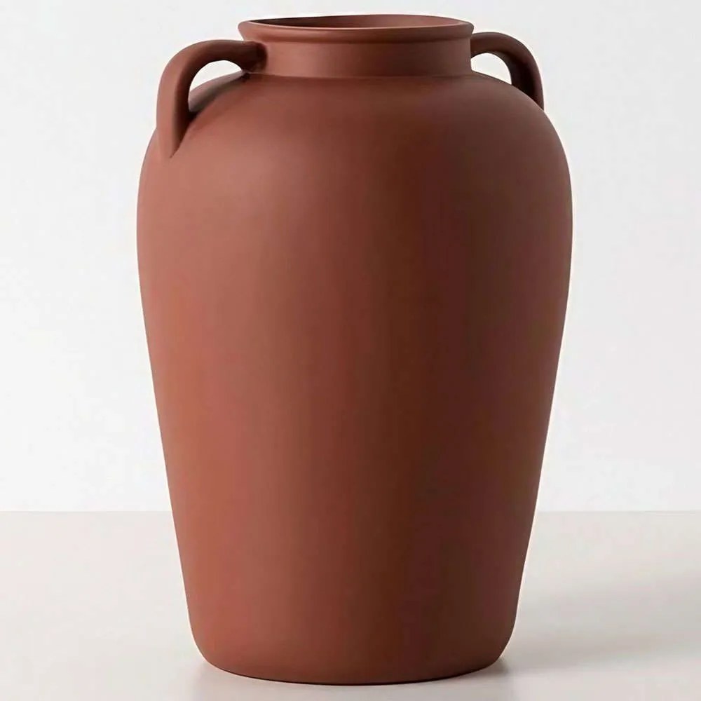Βάζο 963DNL1227 18x18x27cm Terracotta Aberto Design Ceramic