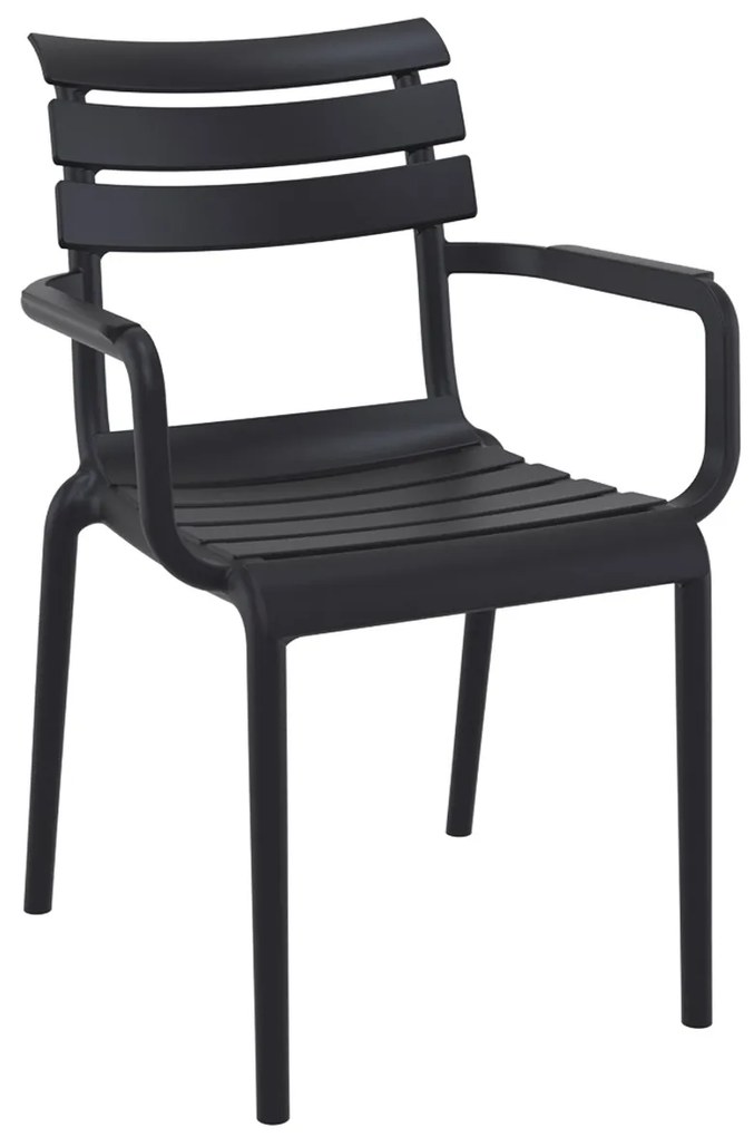 Siesta   Paris/ST* Armchair Black  metax-01-00-2536 διάστ.59.0000 x 58.0000 x 84.0000