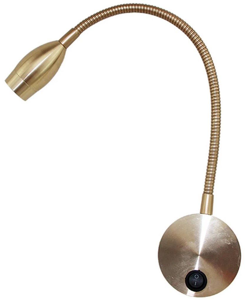 Φωτιστικό Τοίχου Led SF126BLED330G Gold Μέταλλο