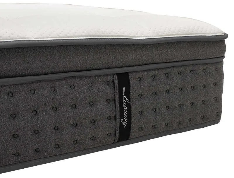 Στρώμα Luxury pakoworld pocket spring+gel memory foam+latex 34-36cm 150x200εκ