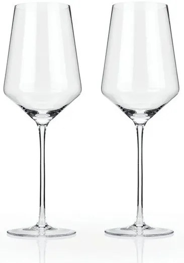Viski Raye Angled Crystal Bordeaux Σετ 2 Κρυστάλλινων Ποτηριών