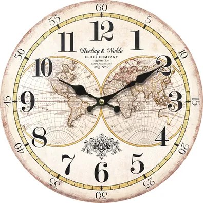 Ρολόι Τοίχου MDF Φ58x4cm - MDF - 14650012