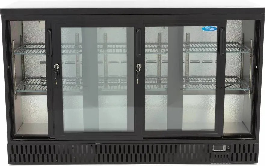 Drinks Fridge - 3 Sliding Doors - 6 Adjustable Shelves