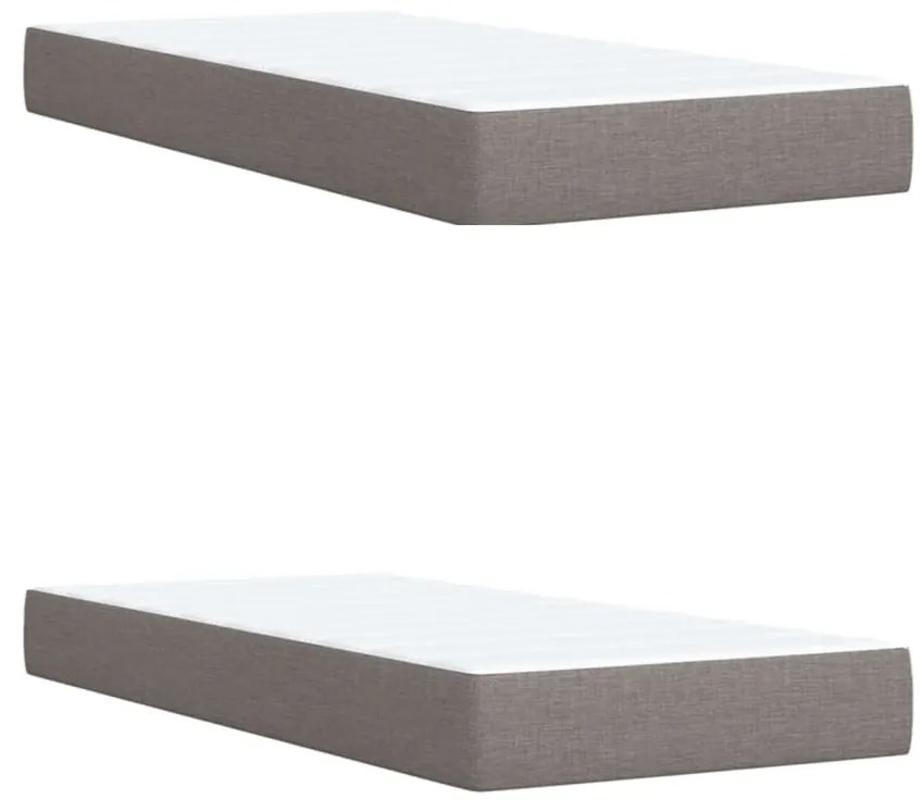 ΚΡΕΒΑΤΙ BOXSPRING ΜΕ ΣΤΡΩΜΑ TAUPE 200X200 ΕΚ. ΥΦΑΣΜΑΤΙΝΟ 3293698