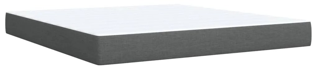 ΚΡΕΒΑΤΙ BOXSPRING ΜΕ ΣΤΡΩΜΑ ΣΚΟΥΡΟ ΓΚΡΙ 180X200 ΕΚ ΥΦΑΣΜΑΤΙΝ 3294055