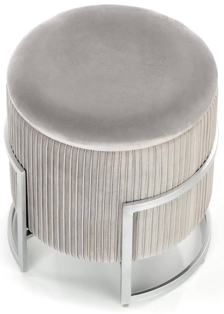 CRICKET pouffe color: light grey DIOMMI V-CH-CRICKET-PUFA-J.POPIEL