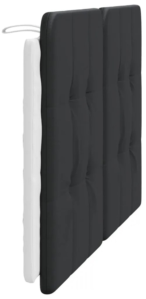 vidaXL Μαξιλάρι για Κεφαλάρι Zadar Μαύρο/λευκό 140 εκ. από Συνθετικό Δέρμα