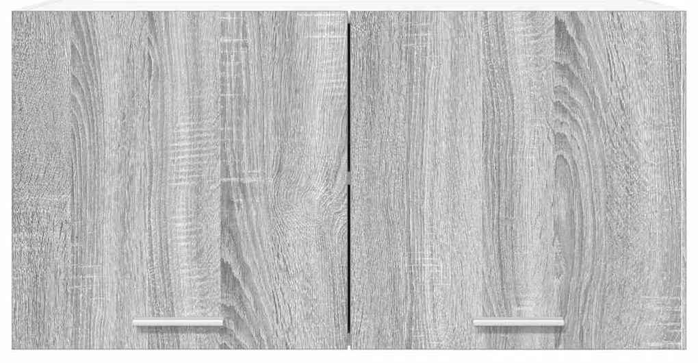 vidaXL Κρεμαστό ντουλάπι με αποθήκευση Γκρίζο Σονομα 80 x 31 x 40 εκ