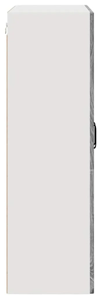 vidaXL Ντουλάπα Κουζίνας με ράφι Γκρίζο Σονομα 80 x 31 x 100 εκ.