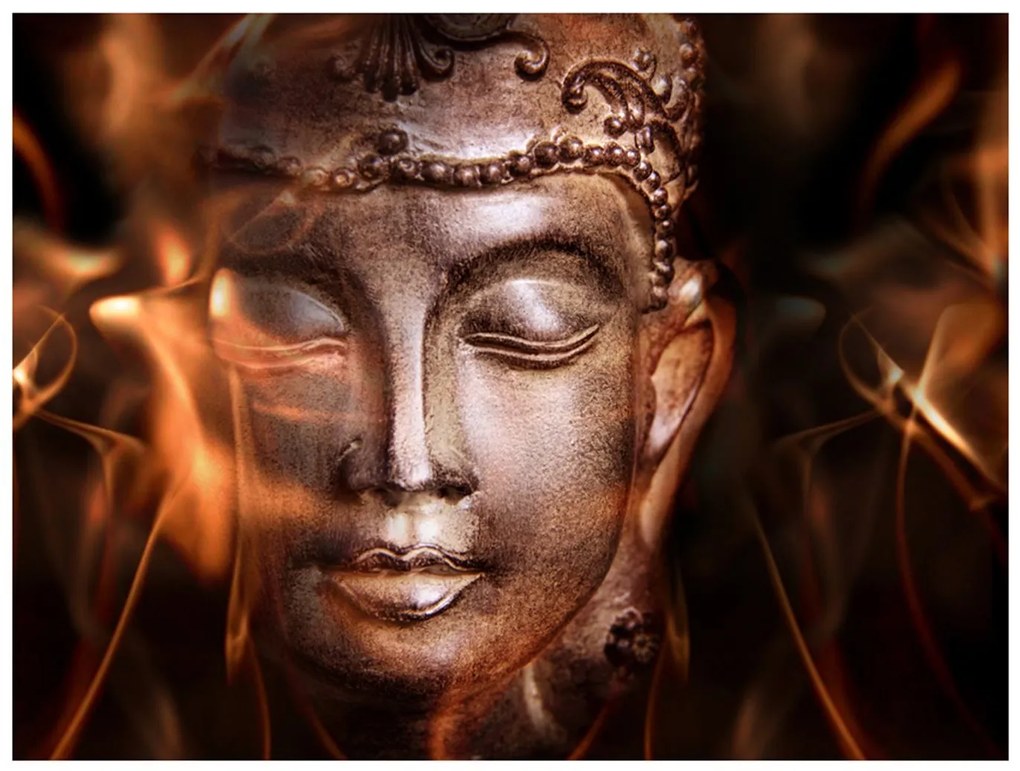 Φωτοταπετσαρία - Buddha. Fire of meditation. 200x154