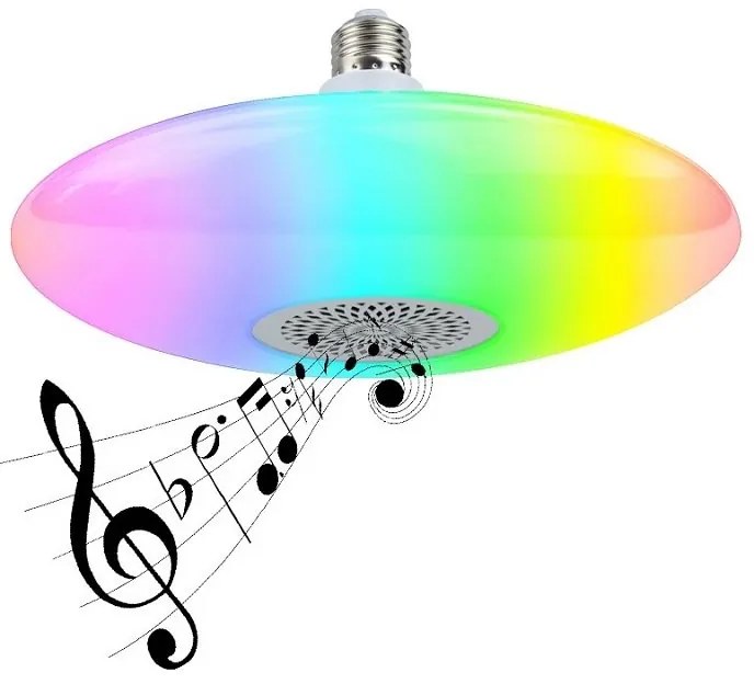 Φωτορυθμική λάμπα RGB με ηχείο Bluetooth