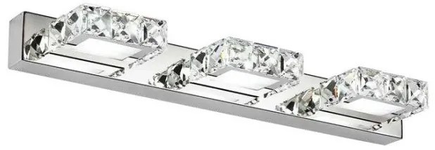 Απλίκα Φωτιστικό Τοίχου Led 144-80009 Eurolamp-144-80009-Νίκελ Ματ 144-80009