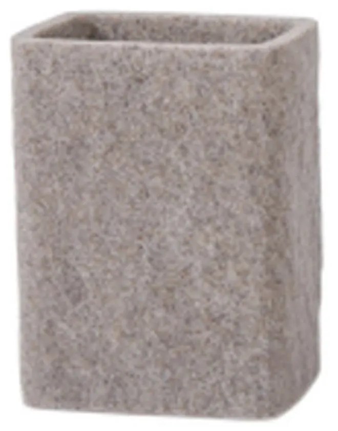 Ποτήρι Petra 02814.001 Beige Spirella Resin