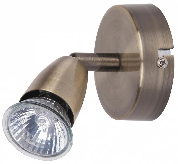 Rabalux Norman Σποτ Μονό Φ8xY11cm Μπρονζέ 5995
