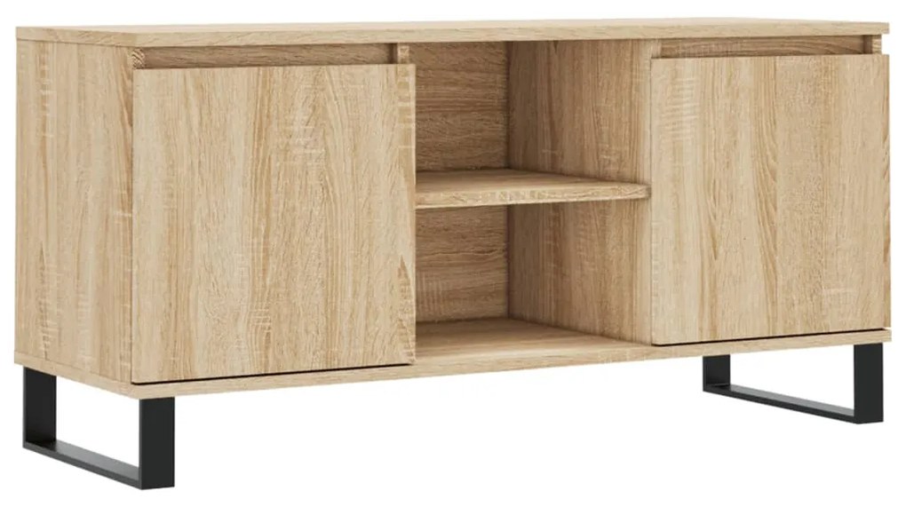 vidaXL Έπιπλο Τηλεόρασης Sonoma Δρυς 104 x 35 x 50 εκ. Επεξεργ. Ξύλο