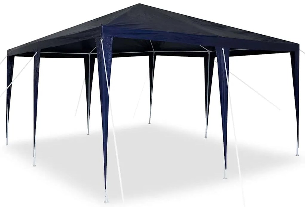vidaXL Σκηνή Πάρτυ Μπλε, Λευκό 400 x 400 x 266 εκ Πολυεστέρας, Χάλυβας