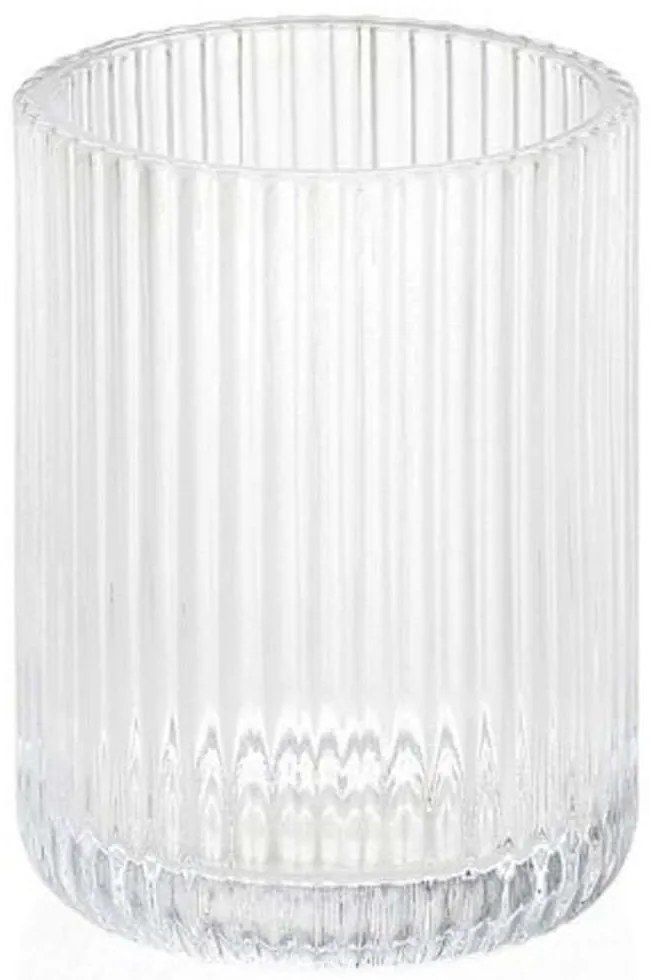 Ποτηροθήκη Stripes LBTAH-BA69103 Φ10,5cm Clear Andrea House Glass