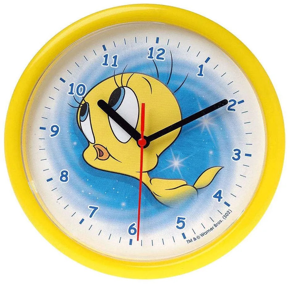 Ρολόι Τοίχου Tweety H090 Φ25cm Yellow Ango Plastic