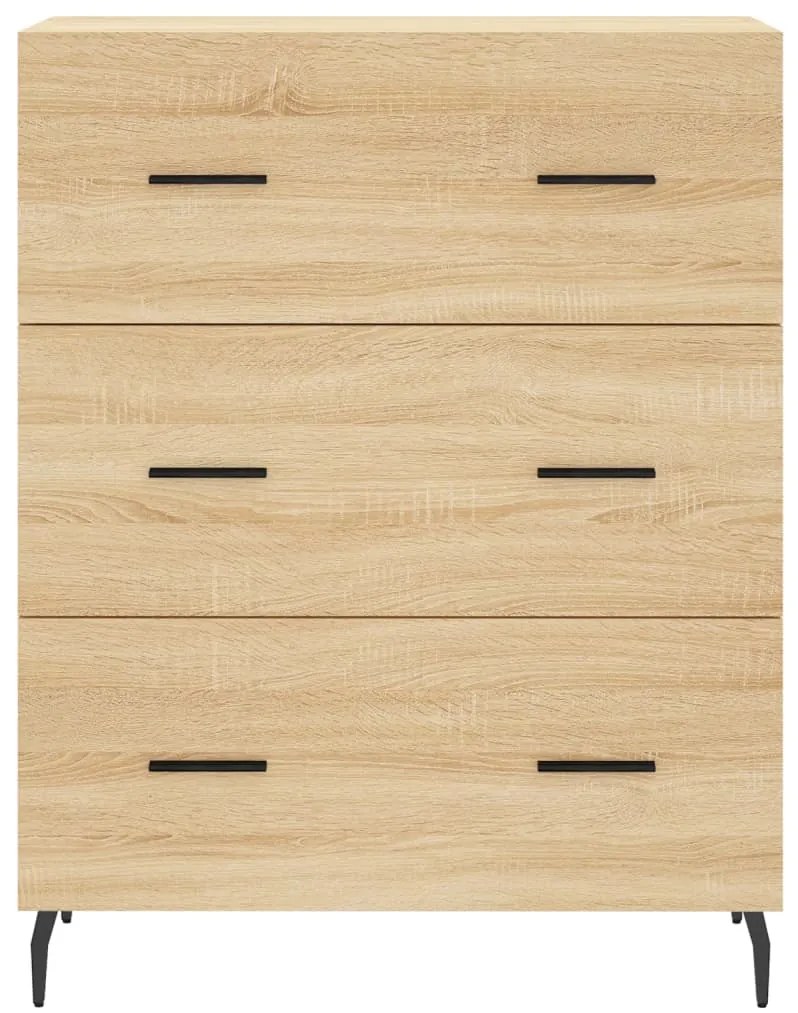 vidaXL Ντουλάπι Sonoma Δρυς 69,5 x 34 x 90 εκ. από Επεξεργασμένο Ξύλο