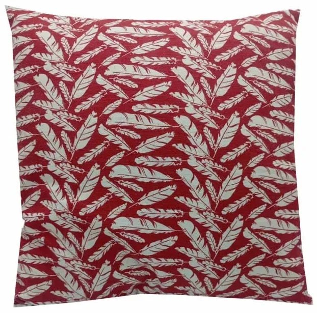 Vekrakis Μαξιλάρι Φιγούρας με Γέμιση 45×45εκ Polycotton Zig Zag Μπορντό