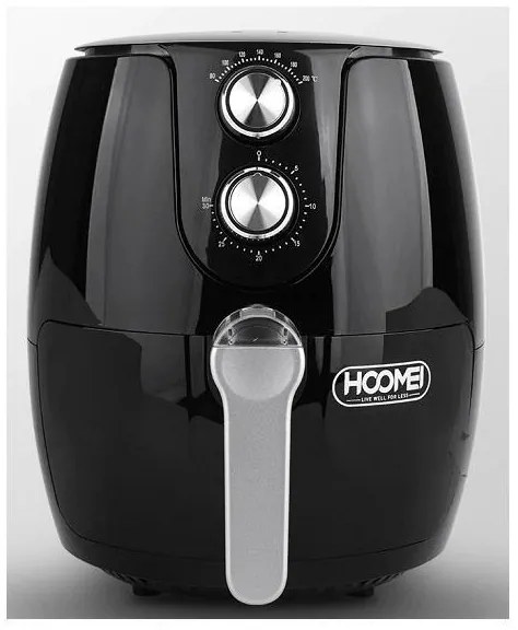 Hoomei HM-5360 Φριτέζα Αέρος με Αποσπώμενο Κάδο 2.8lt Μαύρη