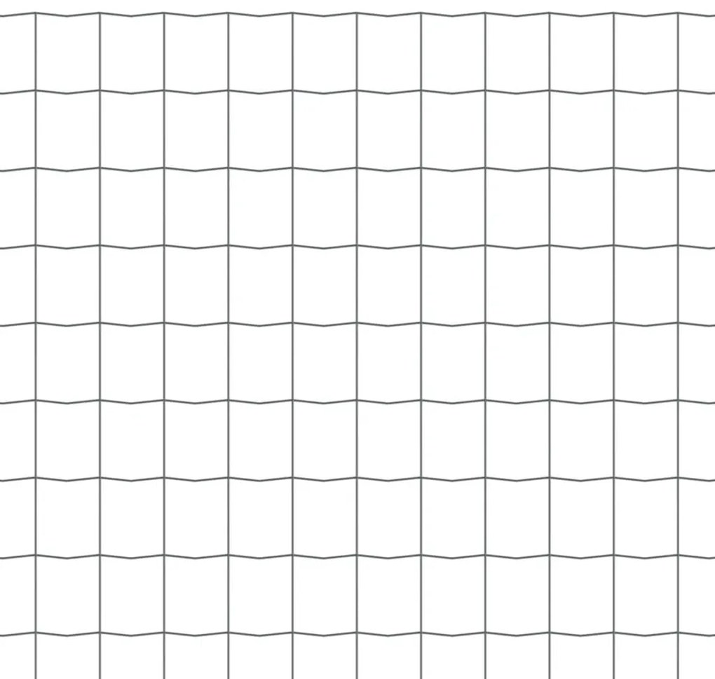 vidaXL Συρματόπλεγμα Γκρι 10 x 1,5 μ. Ατσάλινο